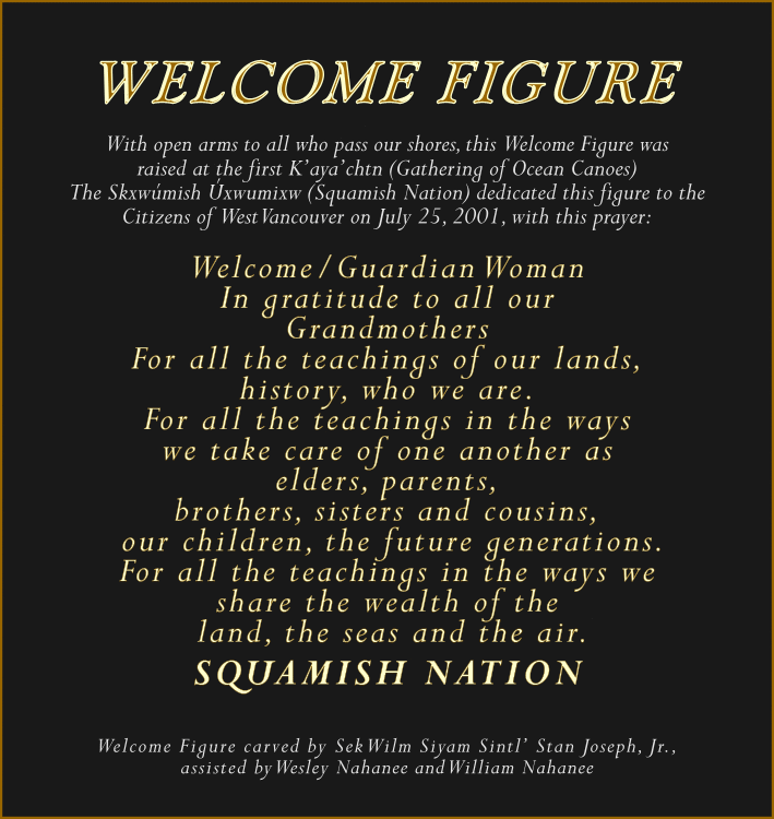 Squamish Welcome Figure