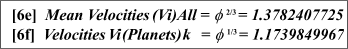 Relations 6e and 6f. The Inverse Velocity Constants