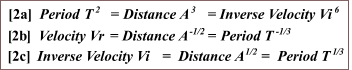 Relations 2a- 2c: Velocity Expansions of the Harmonic Law