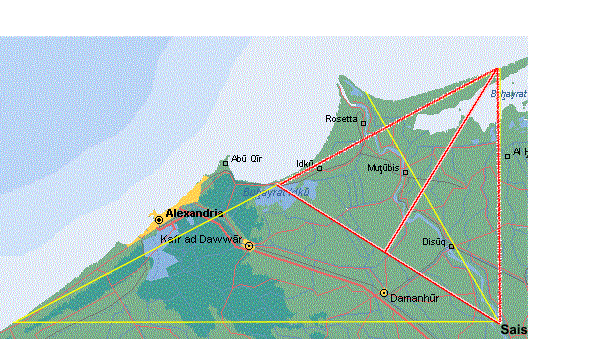 Figure 6g. The Limiting (Red) Triangle and the Nile Delta Triangle