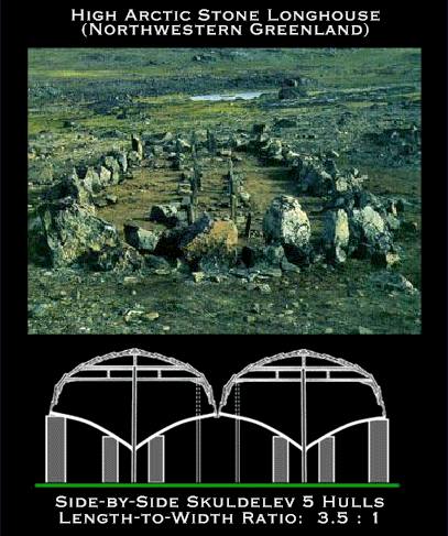Inverted Skuldelev 5 Hulls and the NW Greenland Longhouse