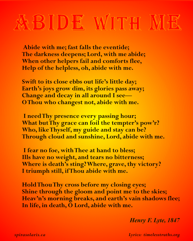 Abide with Me lyrics
