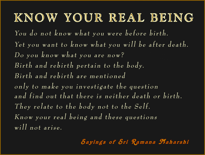 Real Being