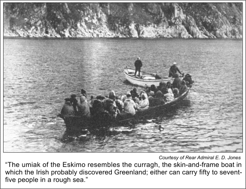 Fig. 5f. "Woman's Boat" at Wakeham Bay, Hudson Strait. Early 1900s.
